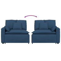 vidaXL Modulo Terminale Bracciolo Divano Modulare con Cuscini 100 cm