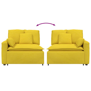 Modulo Terminale Bracciolo Divano Modulare con Cuscini-Sofa Modulare-Divanetto 100 cm 967611