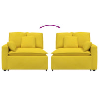 Modulo Terminale Bracciolo Divano Modulare con Cuscini 100 cm 4104395