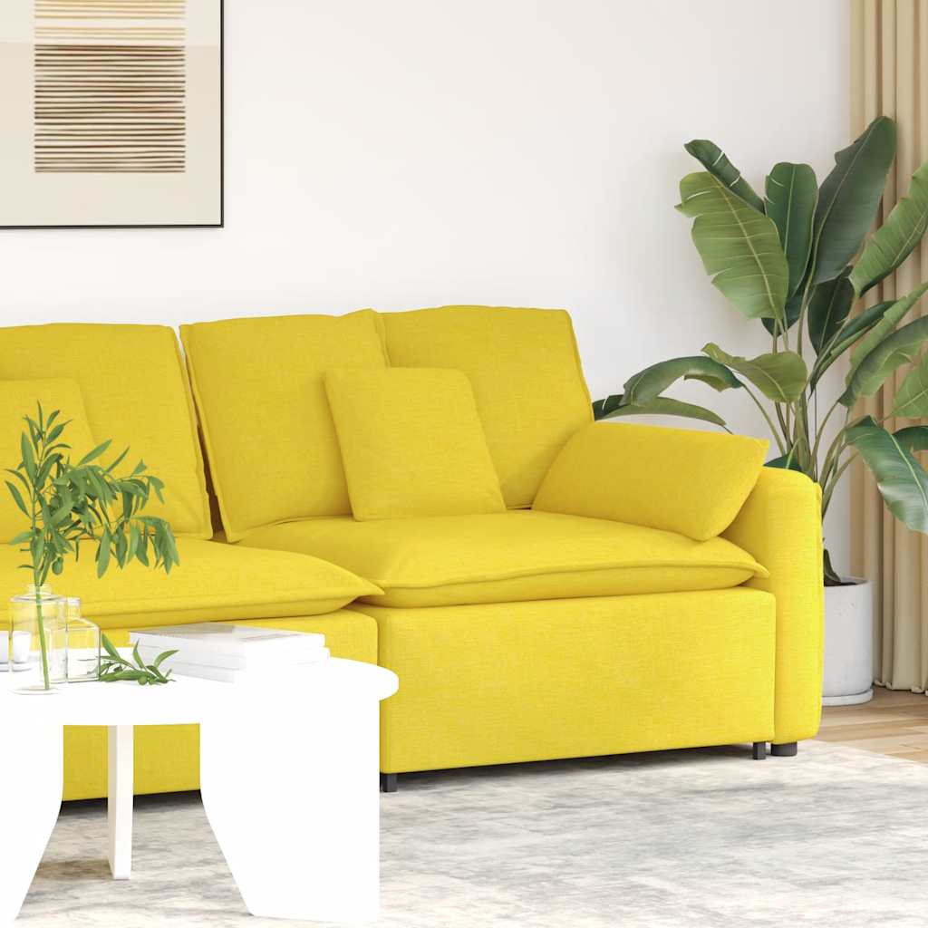 vidaXL Modulo Terminale Bracciolo Divano Modulare con Cuscini 100 cm