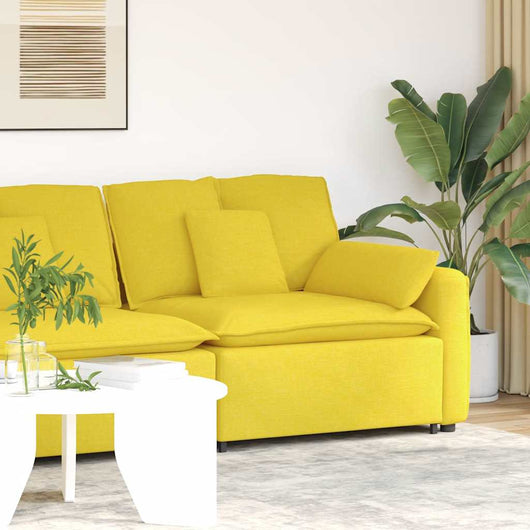 vidaXL Modulo Terminale Bracciolo Divano Modulare con Cuscini 100 cm