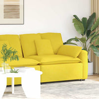 Modulo Terminale Bracciolo Divano Modulare con Cuscini 100 cm 4104395