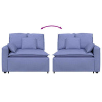 Modulo Terminale Bracciolo Divano Modulare con Cuscini-Sofa Modulare-Divanetto 100 cm 976421