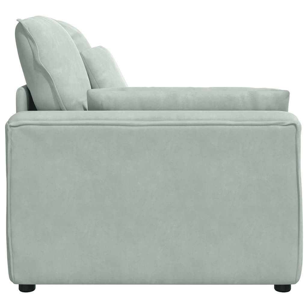 Modulo Terminale Bracciolo Divano Modulare con Cuscini 100 cm 4104399