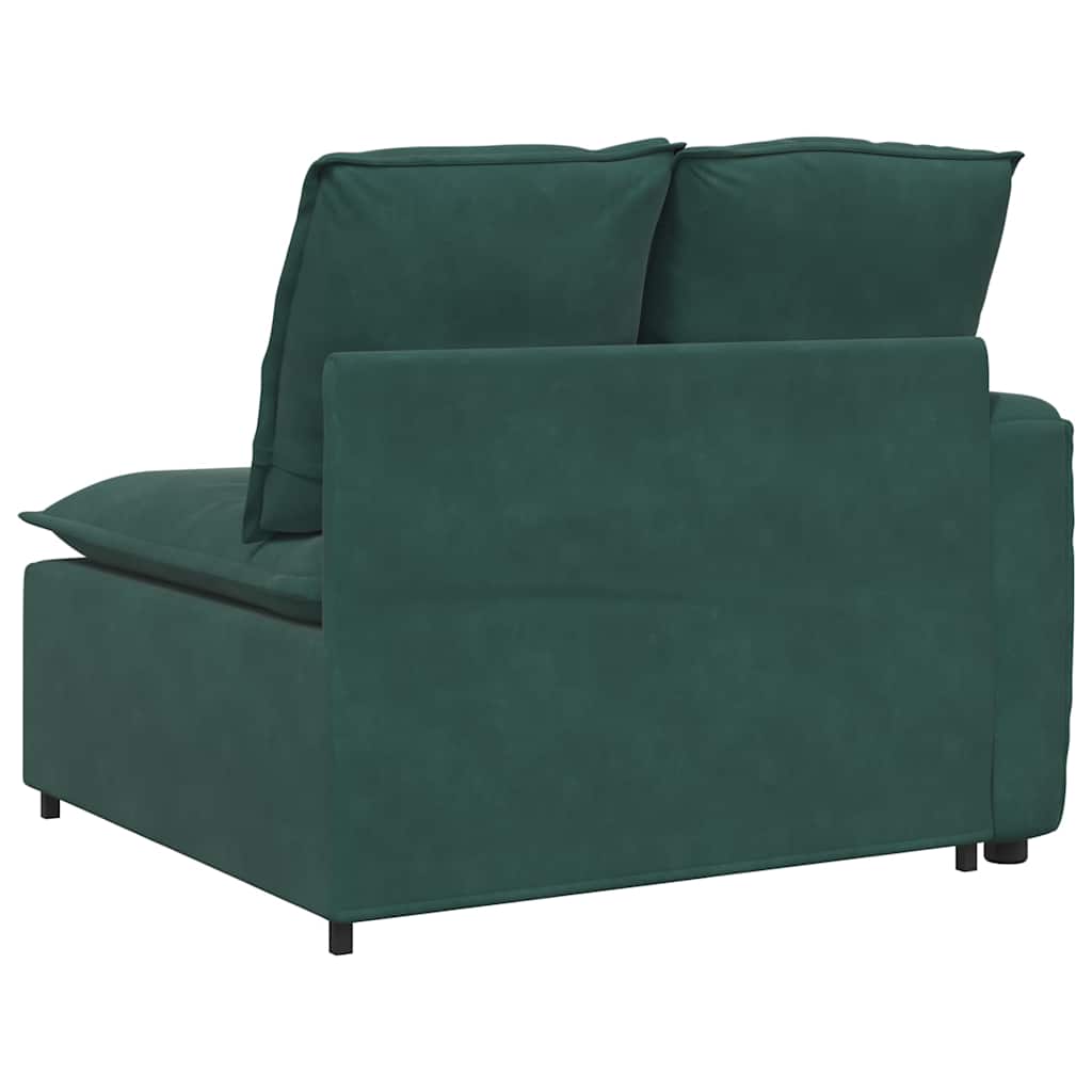 Modulo Terminale Bracciolo Divano Modulare con Cuscini-Sofa Modulare-Divanetto 100 cm 136107