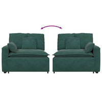 Modulo Terminale Bracciolo Divano Modulare con Cuscini-Sofa Modulare-Divanetto 100 cm 136107