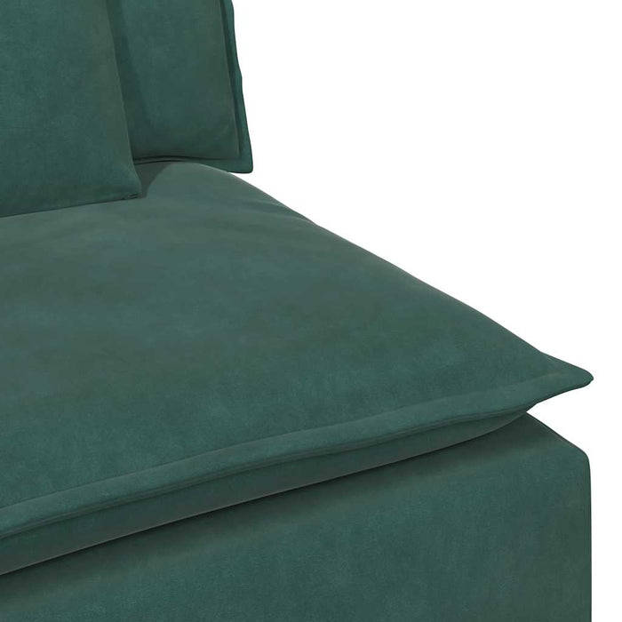 Modulo Terminale Bracciolo Divano Modulare con Cuscini-Sofa Modulare-Divanetto 100 cm 136107