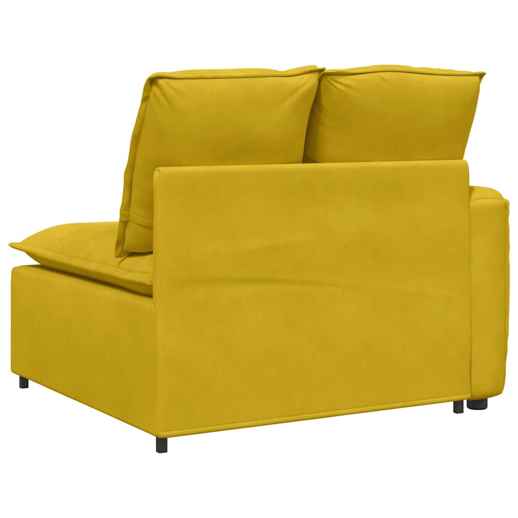 Modulo Terminale Bracciolo Divano Modulare con Cuscini-Sofa Modulare-Divanetto 100 cm 725039