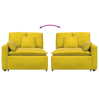 Modulo Terminale Bracciolo Divano Modulare con Cuscini 100 cm 4104405