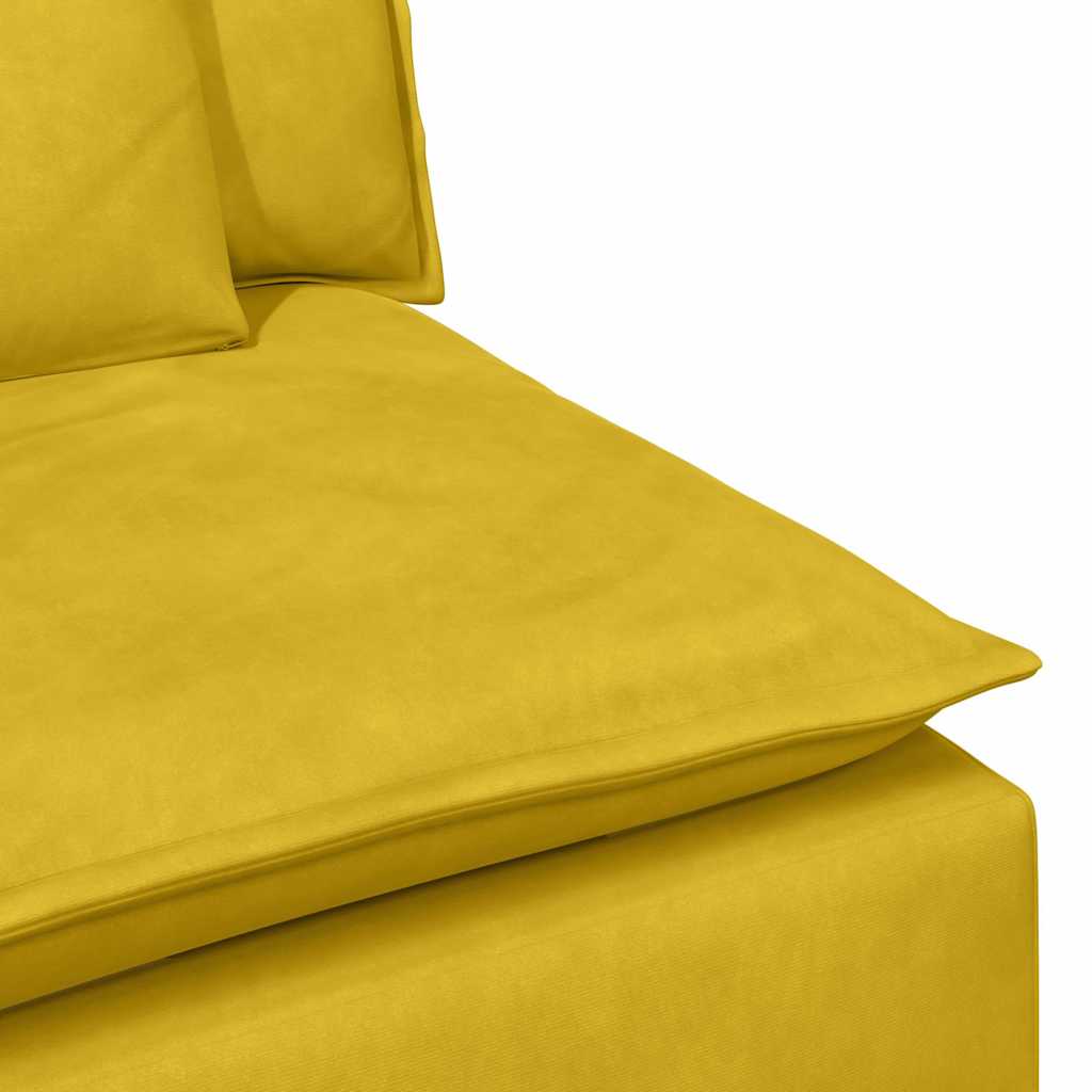 Modulo Terminale Bracciolo Divano Modulare con Cuscini-Sofa Modulare-Divanetto 100 cm 725039