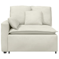 Modulo Terminale Bracciolo Divano Modulare con Cuscini-Sofa Modulare-Divanetto 100 cm 515238