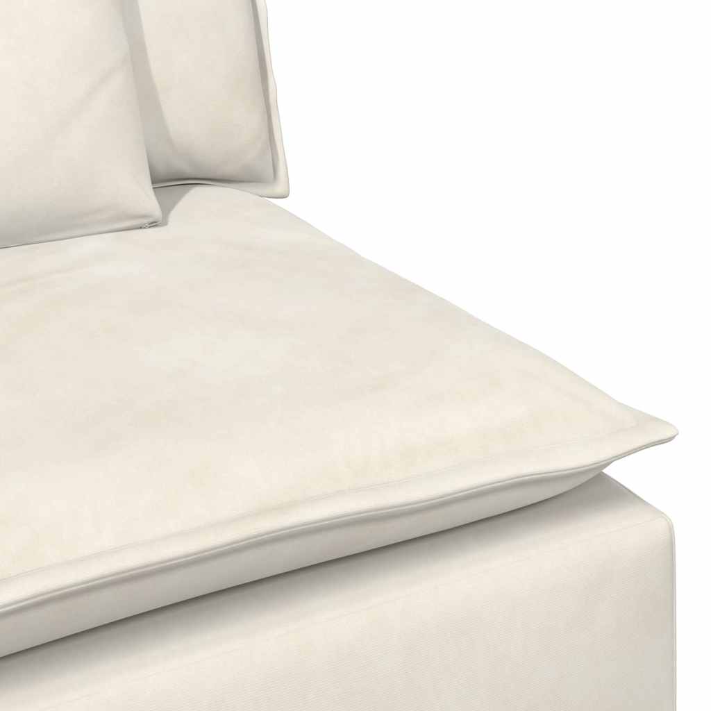 Modulo Terminale Bracciolo Divano Modulare con Cuscini 100 cm 4104406