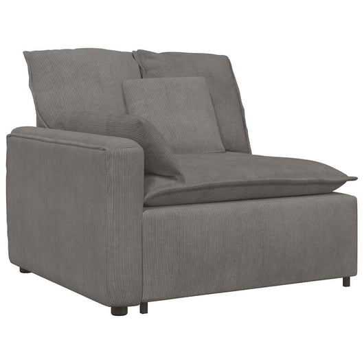 Modulo Terminale Bracciolo Divano Modulare con Cuscini-Sofa Modulare-Divanetto 100 cm 169513