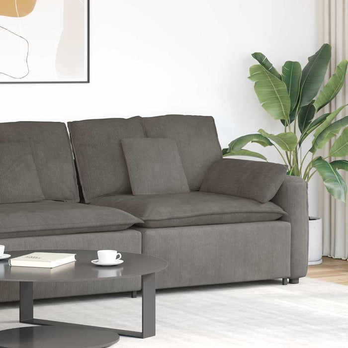 Modulo Terminale Bracciolo Divano Modulare con Cuscini-Sofa Modulare-Divanetto 100 cm 169513
