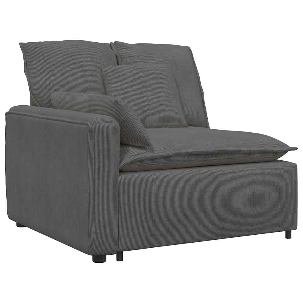 Modulo Terminale Bracciolo Divano Modulare con Cuscini-Sofa Modulare-Divanetto 100 cm 895456