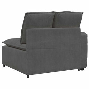 Modulo Terminale Bracciolo Divano Modulare con Cuscini-Sofa Modulare-Divanetto 100 cm 895456