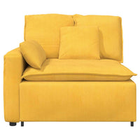 vidaXL Modulo Terminale Bracciolo Divano Modulare con Cuscini 100 cm