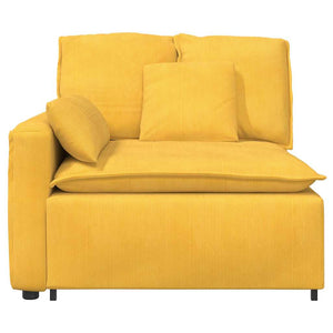 vidaXL Modulo Terminale Bracciolo Divano Modulare con Cuscini 100 cm