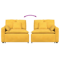 vidaXL Modulo Terminale Bracciolo Divano Modulare con Cuscini 100 cm