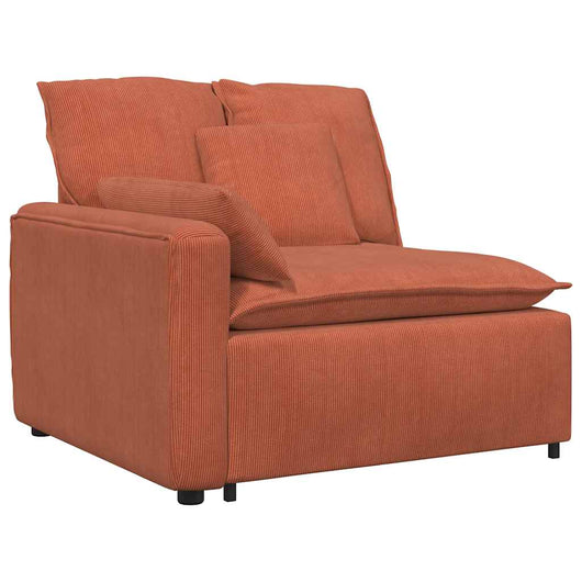 Modulo Terminale Bracciolo Divano Modulare con Cuscini-Sofa Modulare-Divanetto 100 cm 481871