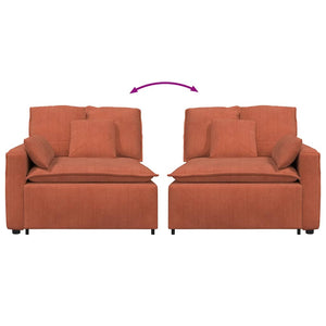 Modulo Terminale Bracciolo Divano Modulare con Cuscini-Sofa Modulare-Divanetto 100 cm 481871