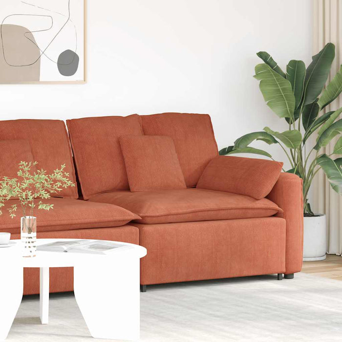 Modulo Terminale Bracciolo Divano Modulare con Cuscini-Sofa Modulare-Divanetto 100 cm 481871