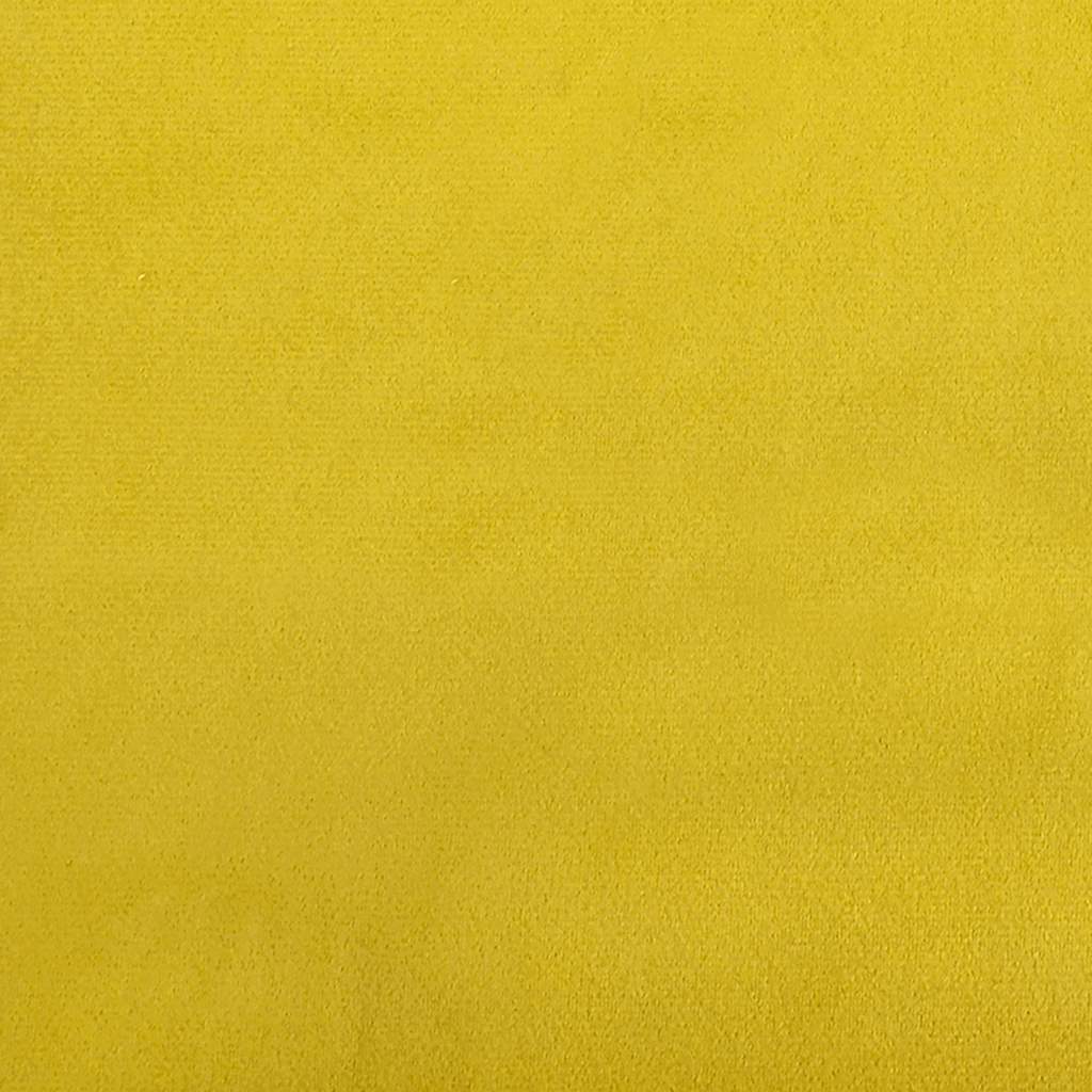 Modulo Centrale Divano Modulare con Cuscini Giallo 100 cm 4104435