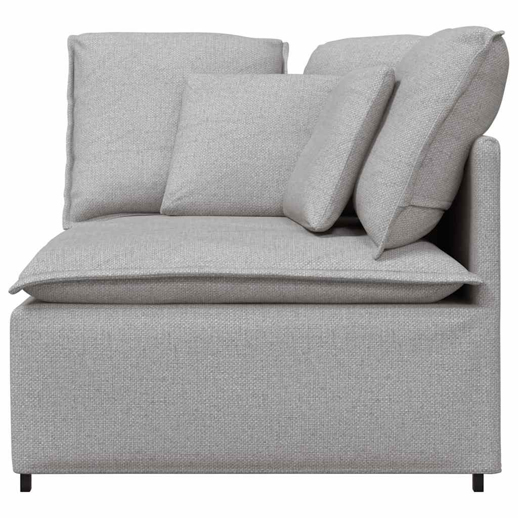 Modulo Angolare Divano Modulare con Cuscini Grigio Nuvola 100cm