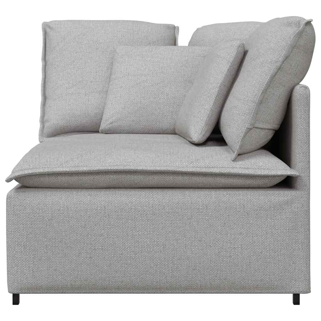 Modulo Angolare Divano Modulare con Cuscini Grigio Nuvola 100cm 4104456