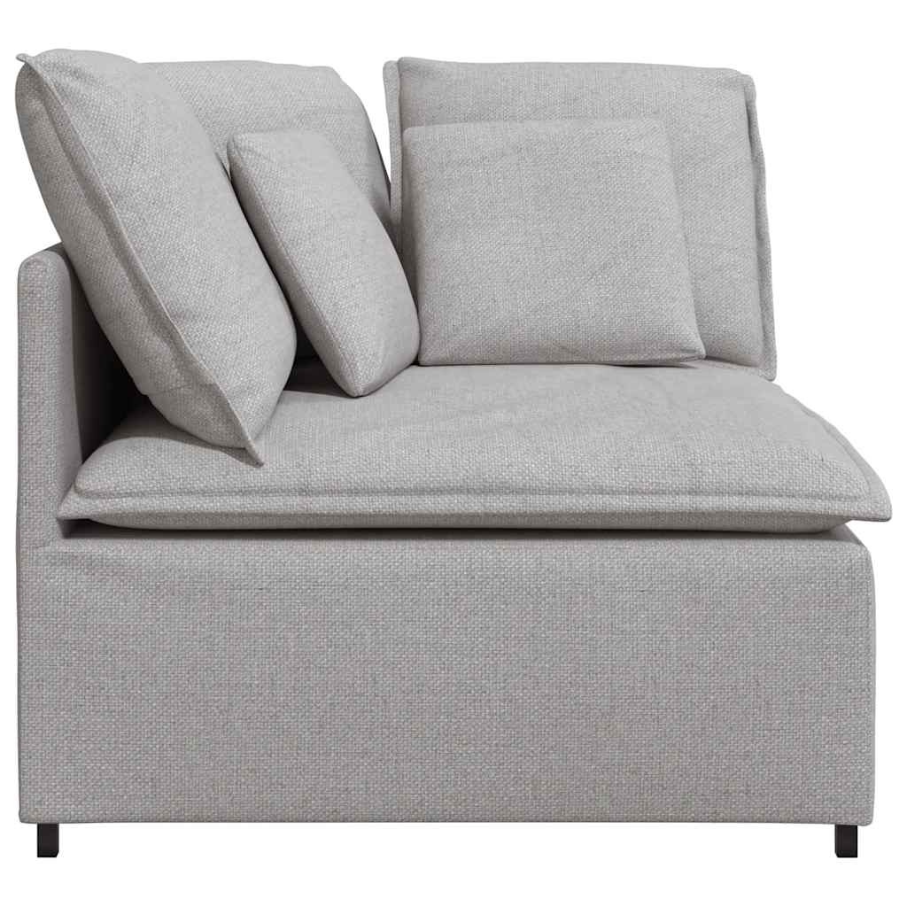 Modulo Angolare Divano Modulare con Cuscini Grigio Nuvola 100cm