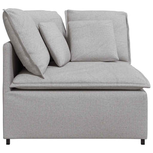 Modulo Angolare Divano Modulare con Cuscini Grigio Nuvola 100cm