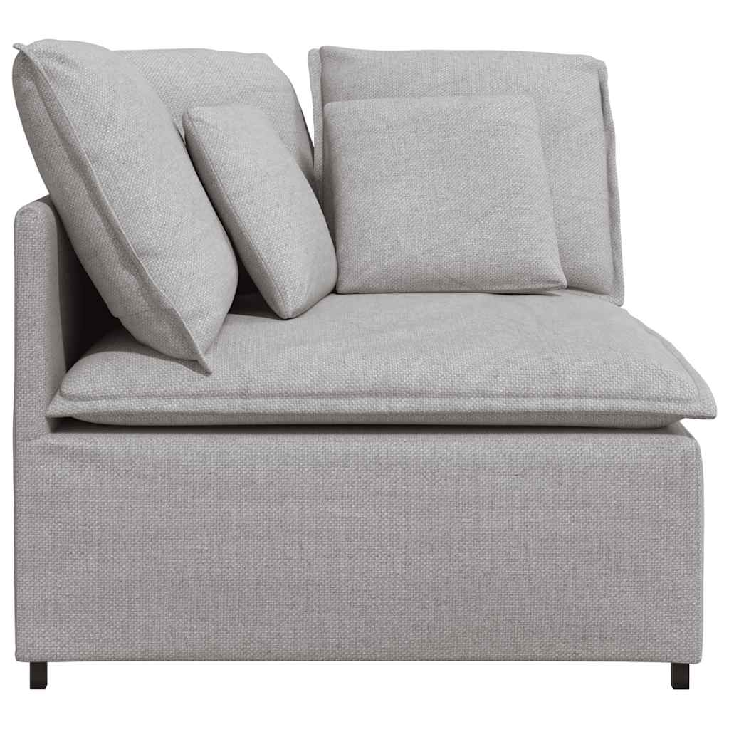 Modulo Angolare Divano Modulare con Cuscini Grigio Nuvola 100cm 4104456