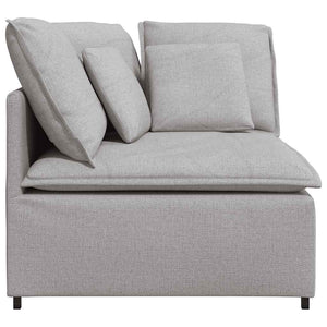 Modulo Angolare Divano Modulare con Cuscini Grigio Nuvola 100cm 4104456