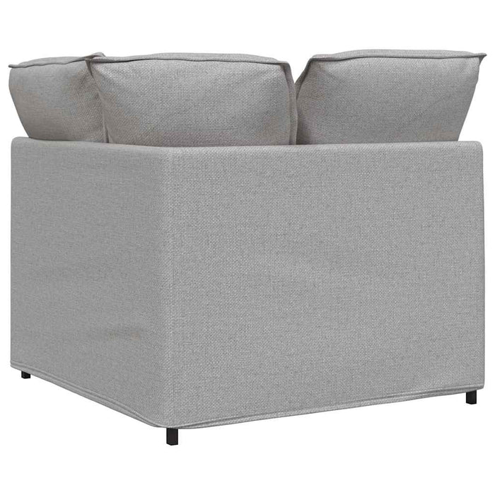 Modulo Angolare Divano Modulare con Cuscini Grigio Nuvola 100cm 4104456