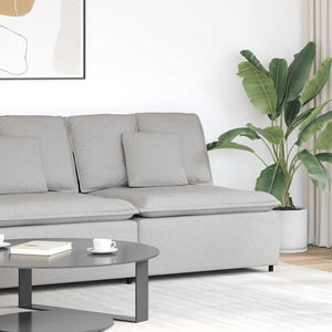 Modulo Angolare Divano Modulare con Cuscini-Sofa Modulare-Divanetto Grigio Nuvola 100cm