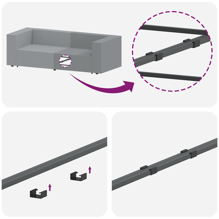 Divano Modulare Poggiapiedi Modulo Giallo Chiaro 100x100x48 cm 4104485
