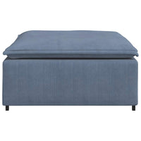 Modulo Poggiapiedi Divano Modulare Blu 100x100x48 cm 4104500