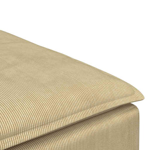 vidaXL Modulo Poggiapiedi Divano Modulare Verde Grigio 100x100x48 cm