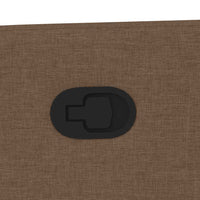 Poltrona Reclinabile in Tessuto Marrone 4104812