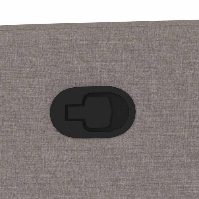 Poltrona Reclinabile in Tessuto Tortora 4104814