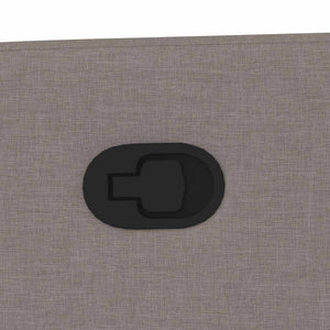 Poltrona Reclinabile in Tessuto Tortora