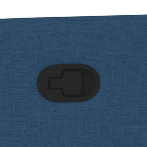 vidaXL Poltrona Reclinabile Blu in Tessuto