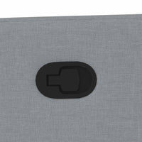 Poltrona Massaggiante Reclinabile Grigio Chiaro in Tessuto 4104817