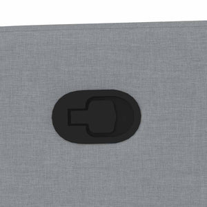 Poltrona Massaggiante Reclinabile Grigio Chiaro in Tessuto 4104817