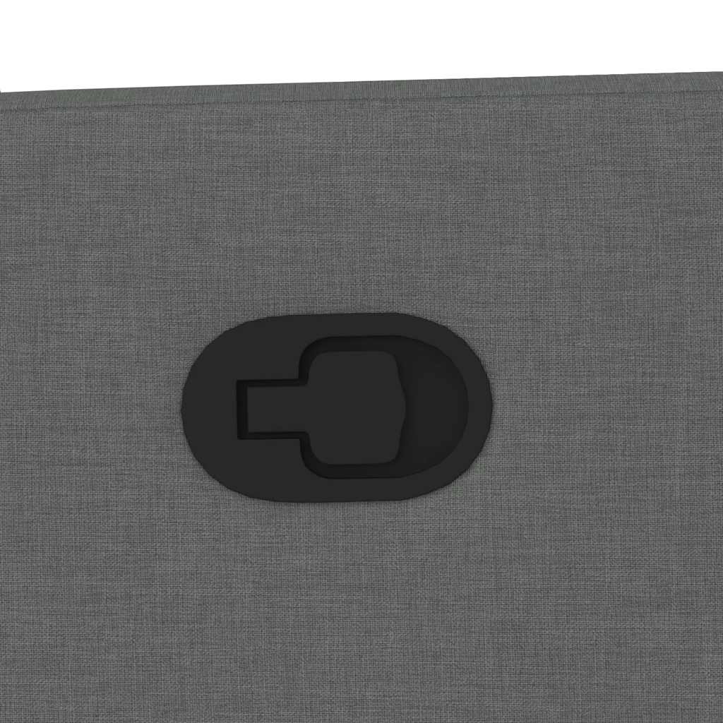 Poltrona reclinabile massaggiante in tessuto grigio scuro 4104818