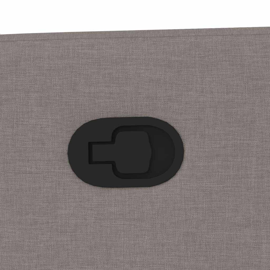 Poltrona Massaggiante Reclinabile Tortora in Tessuto 4104822