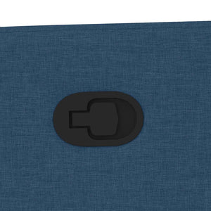 Poltrona Massaggiante Reclinabile Blu in Tessuto 4104823