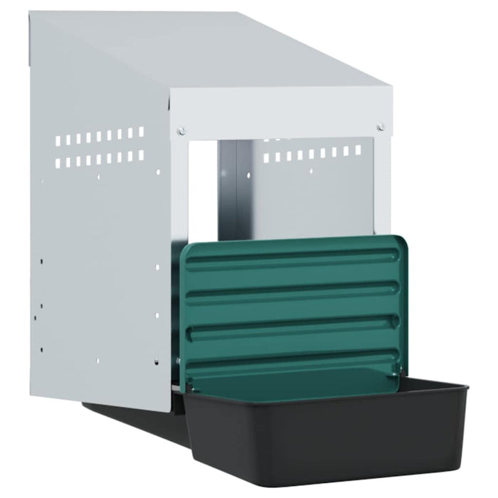 Nido per Polli 1 Scomparto A Parete in Acciaio Zincato 4104890