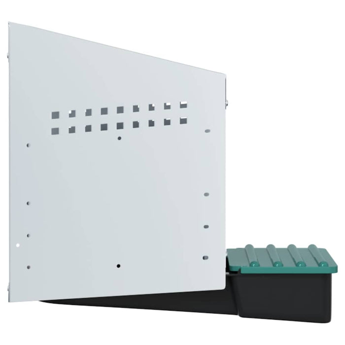 Nido per Polli 1 Scomparto A Parete in Acciaio Zincato 4104890