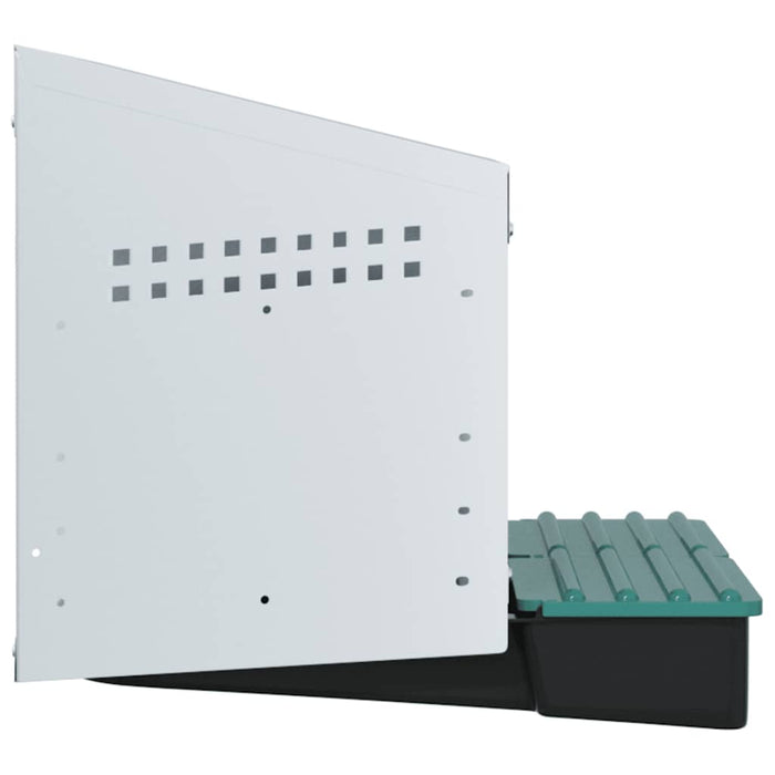 Nido per Polli 2 Scomparti A Parete in Acciaio Zincato 4104891